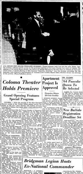 Loma Theatre - Mar 04 1964 Article
